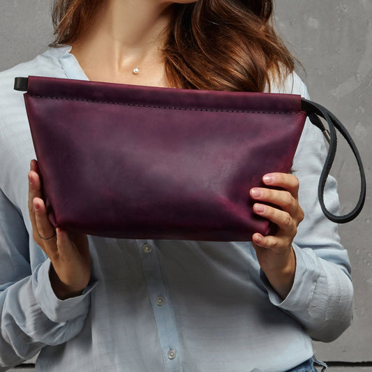 Skórzana Kosmetyczka Na Makijaż