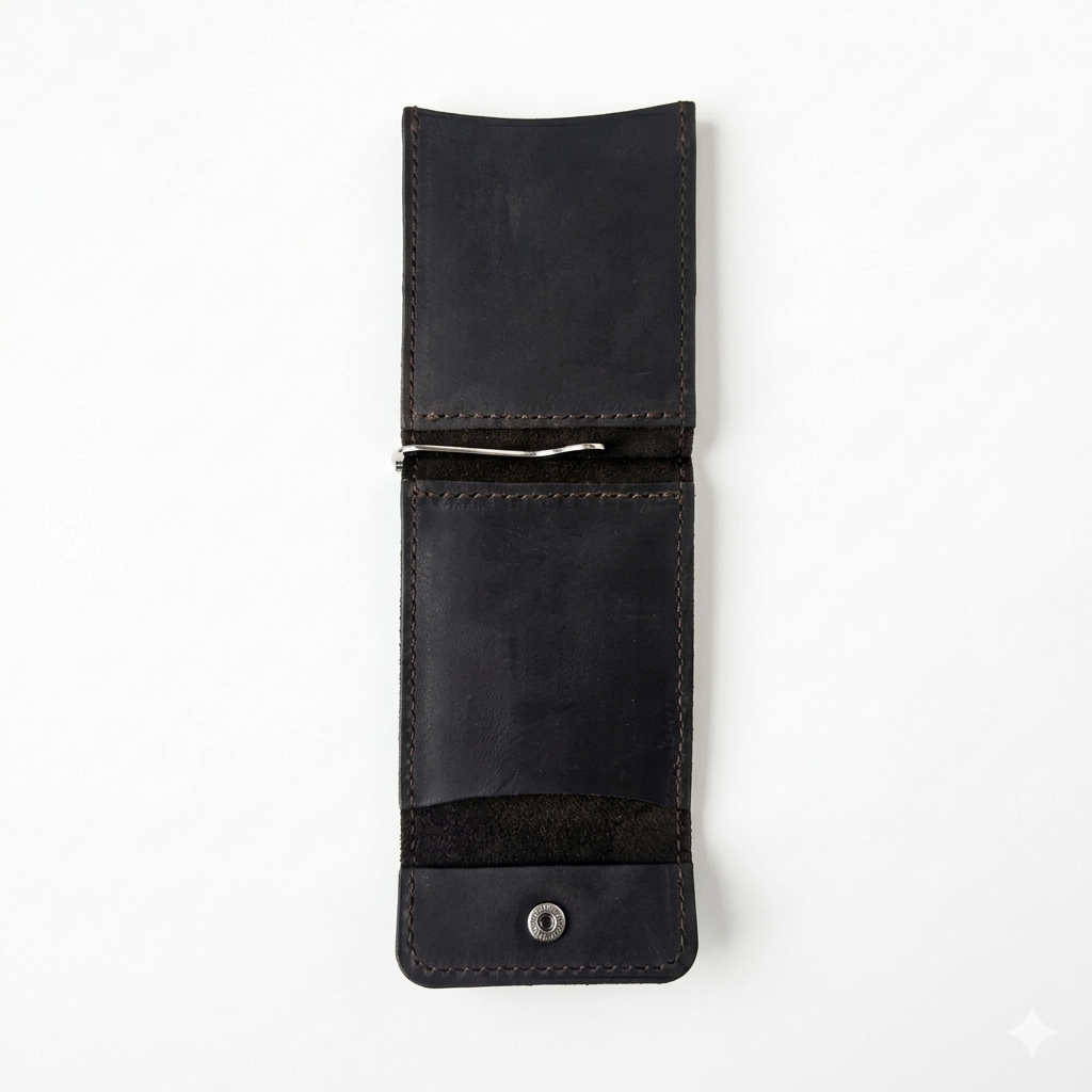 Klips klasyczny Brązowy