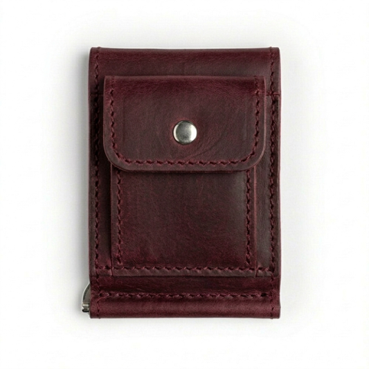 Klips klasyczny Bordowy