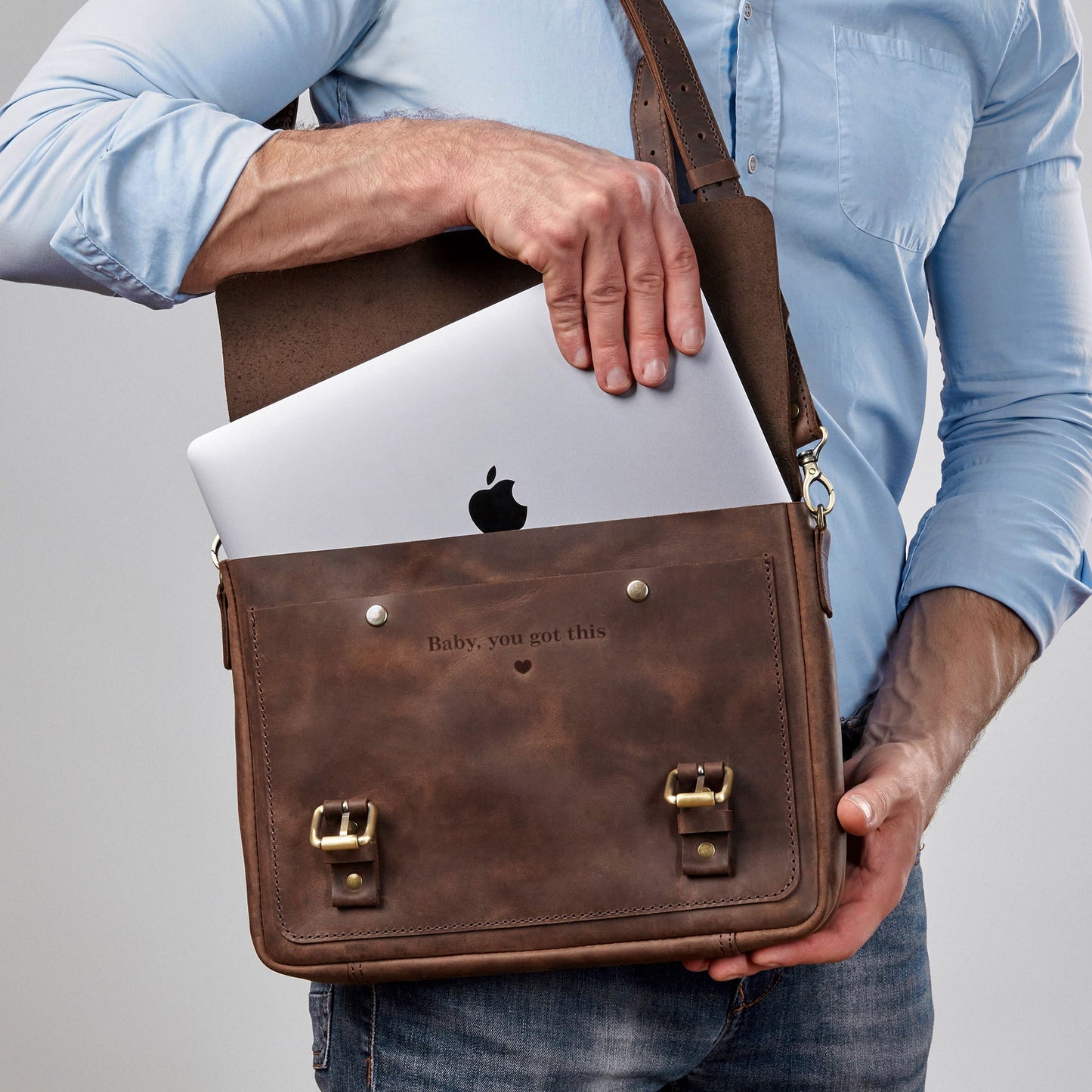 Leather Briefcase For Men