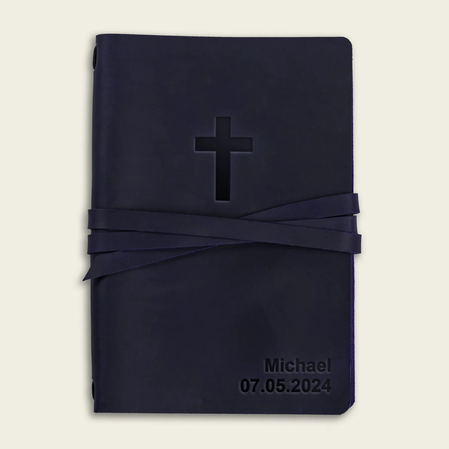 Personalized Leather Christian Journal