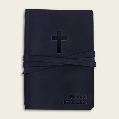 Personalized Leather Christian Journal