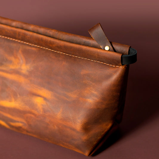 Leather Cosmetic Bag