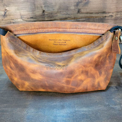 Leather Cosmetic Bag