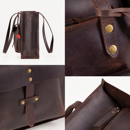 Leather Shopping Bag