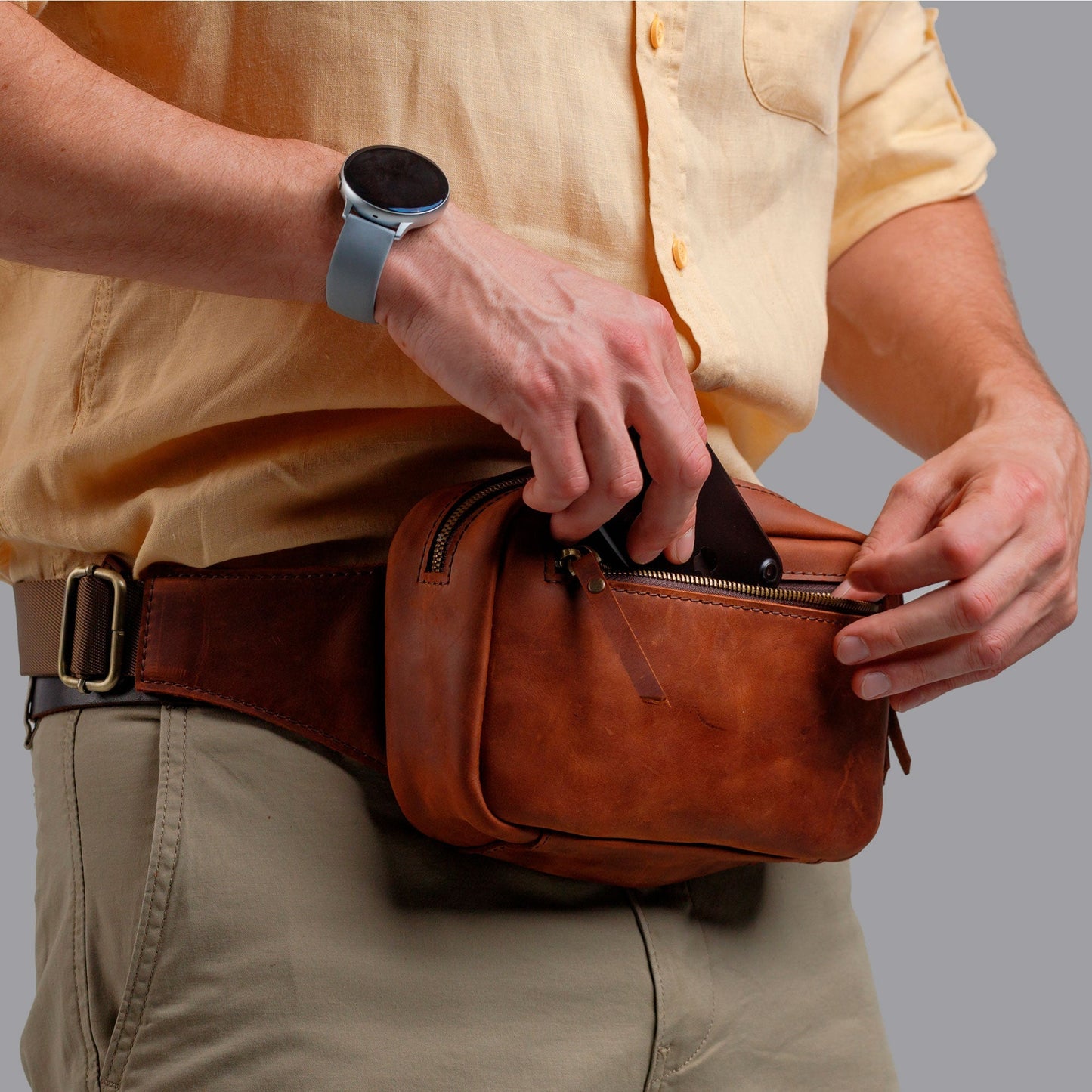 Leather Pouch - Hip Bag