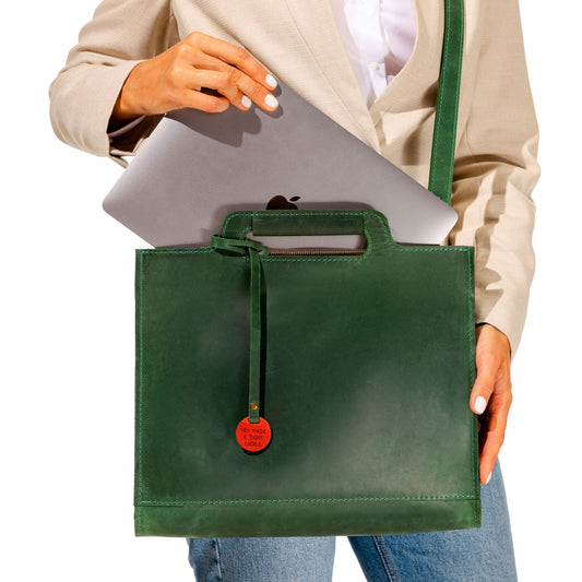 Leather Laptop Bag