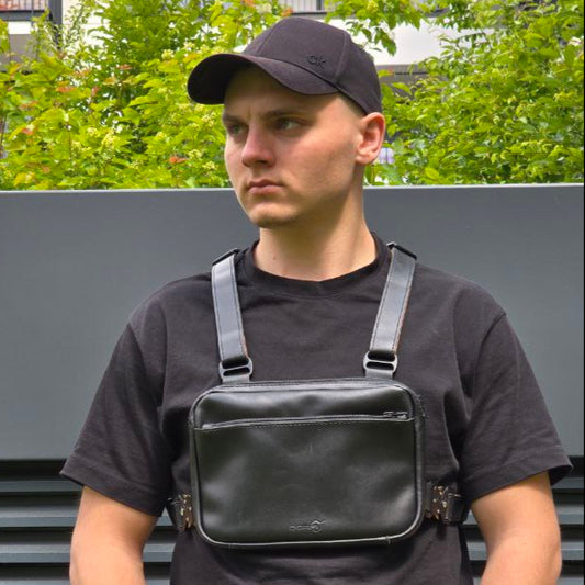 Skórzana torba na pierś