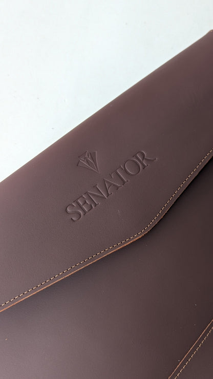Flagowe Skórzane Etui na MacBooka „Senator”
