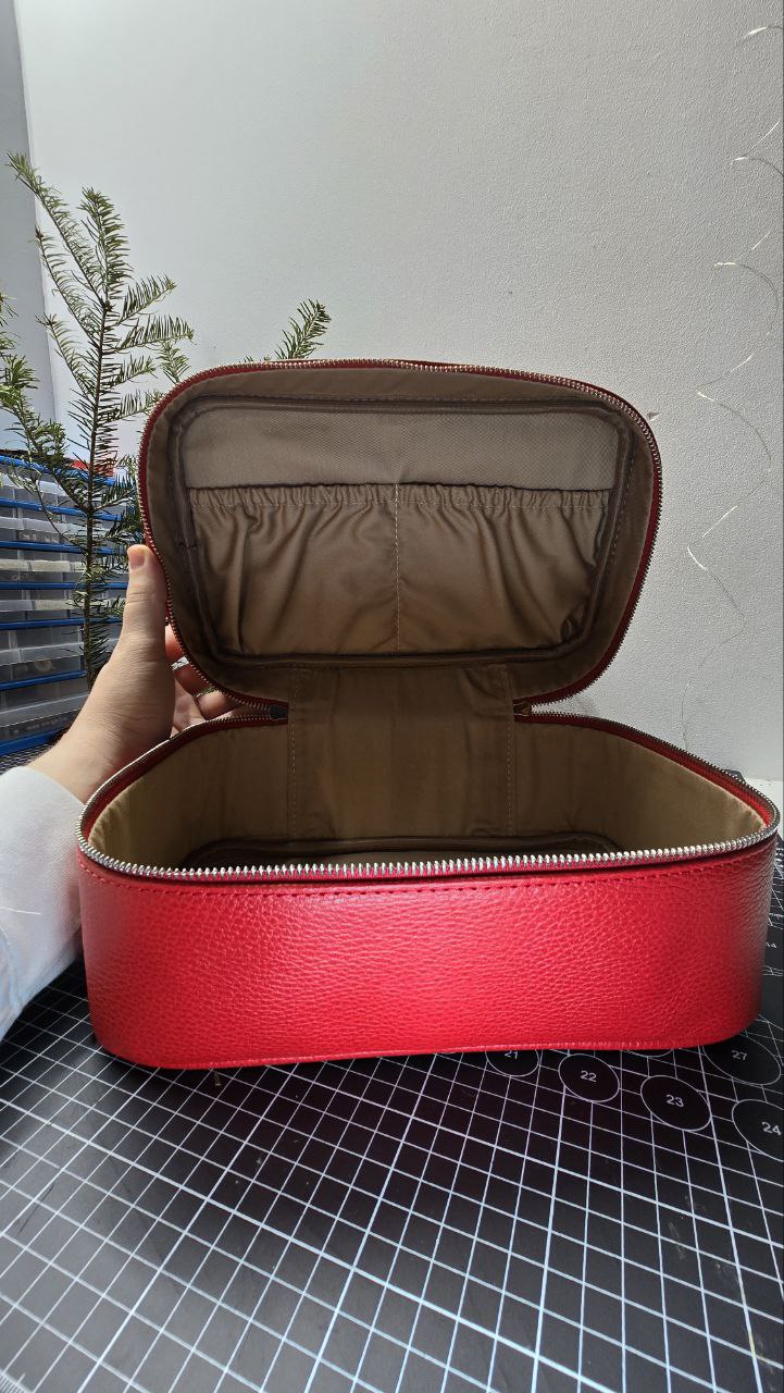 Red Cosmetic Bag