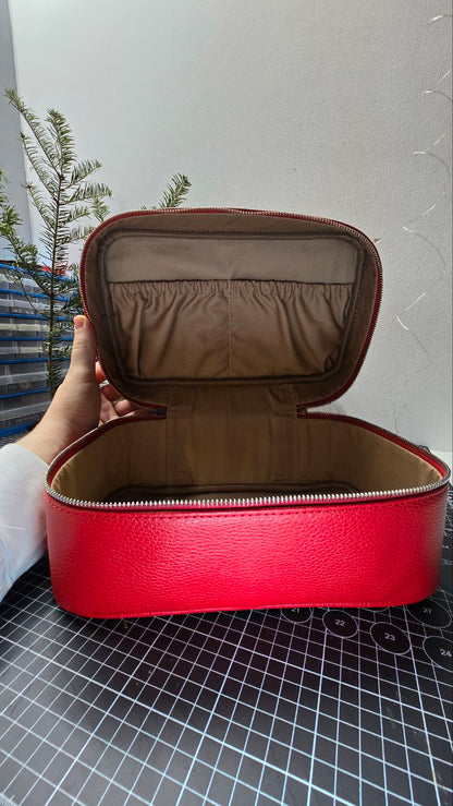 Red Cosmetic Bag