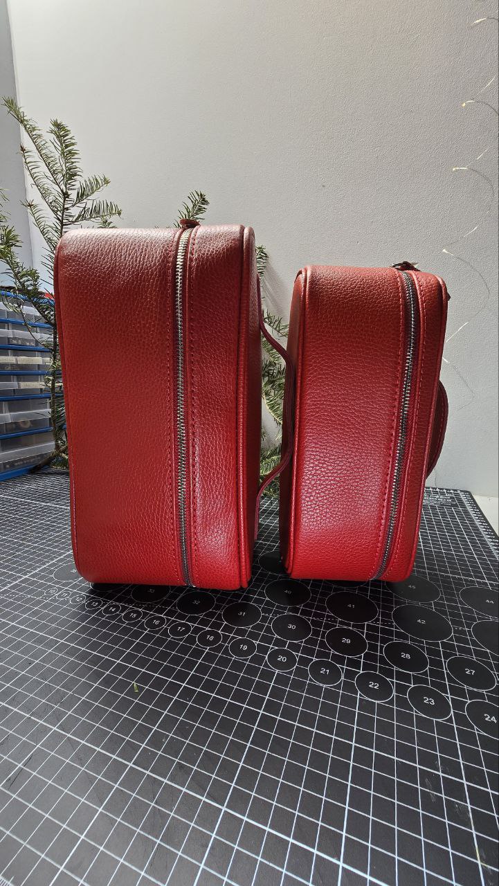 Red Cosmetic Bag