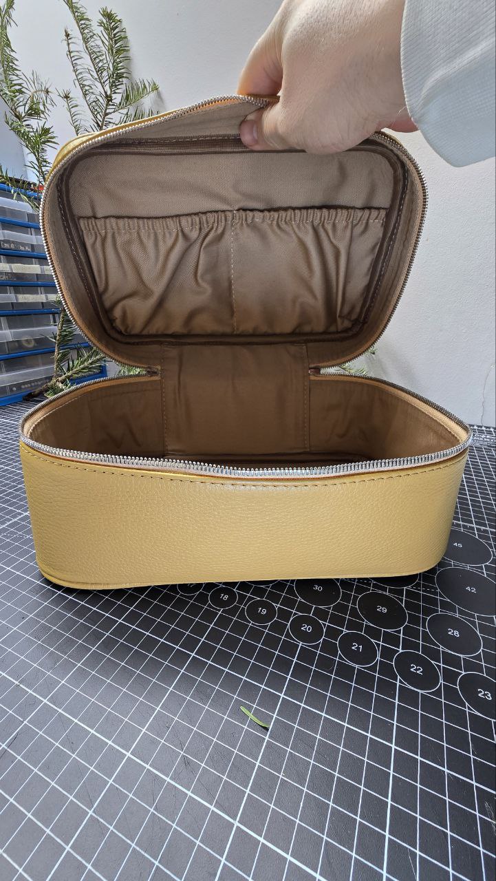 Yellow Cosmetic Bag