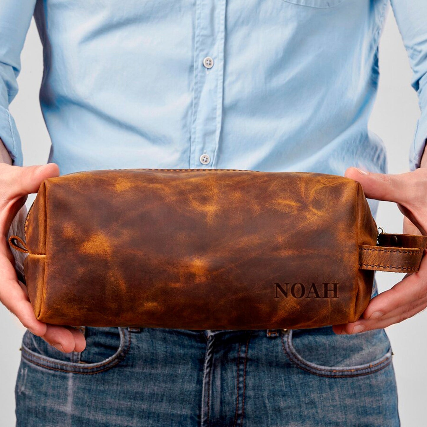 Leather Cosmetic Bag