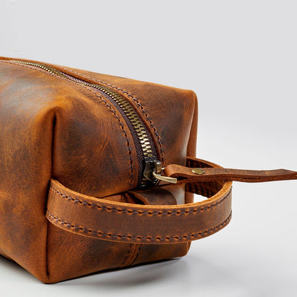 Leather Cosmetic Bag