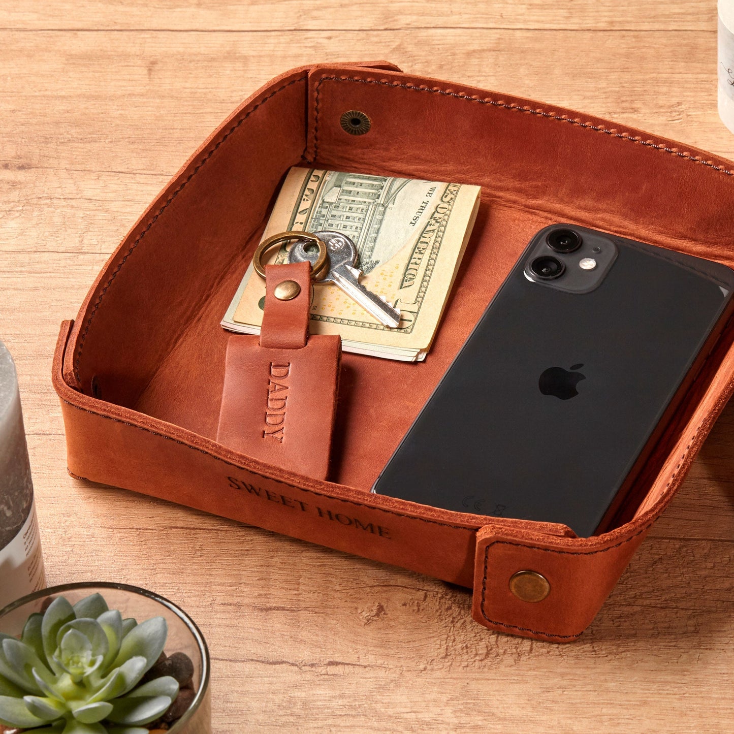 Leather Tray for Small Items