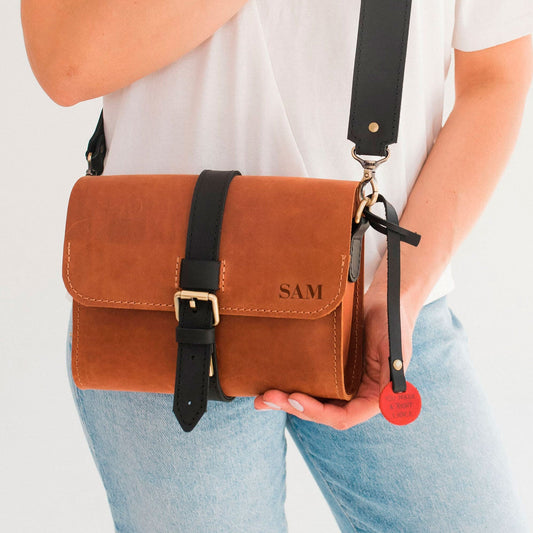 Leather Messenger Bag