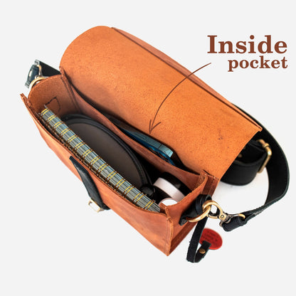 Leather Messenger Bag